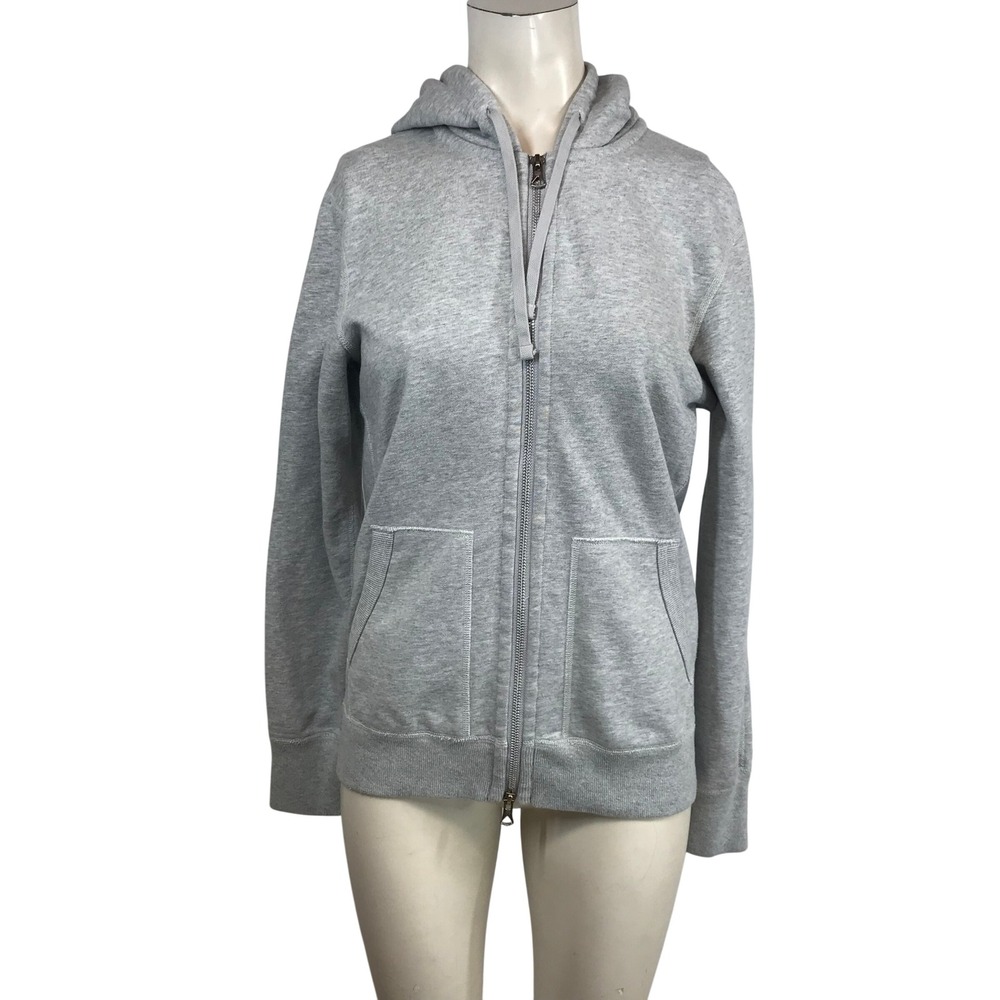 Reigning Champ Wms XS Full Zip Hoodie Heather Grey Made in Canada Terry RC-3212